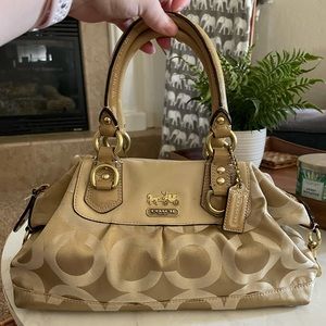Coach Monogram Shoulder Bag